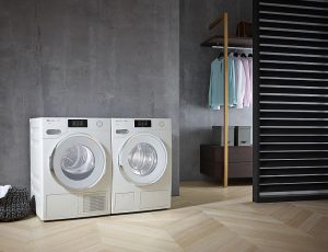 EcoDry, eficiencia energética, gama W1, interfaz M Touch de Miele, lavadora W1 Passion de Miele, Miele, PowerWash, secadora T1 Passion, SingleWash, Spin&Spray, tambor patentado Softtronic, TwinDos