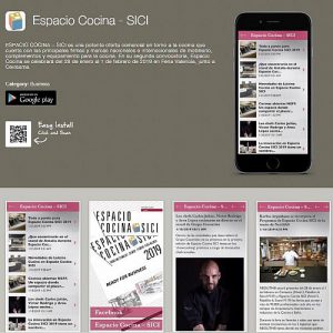 app oficial de Espacio Cocina-SICI, Apple Store, Espacio Cocina-SICI, Google Play