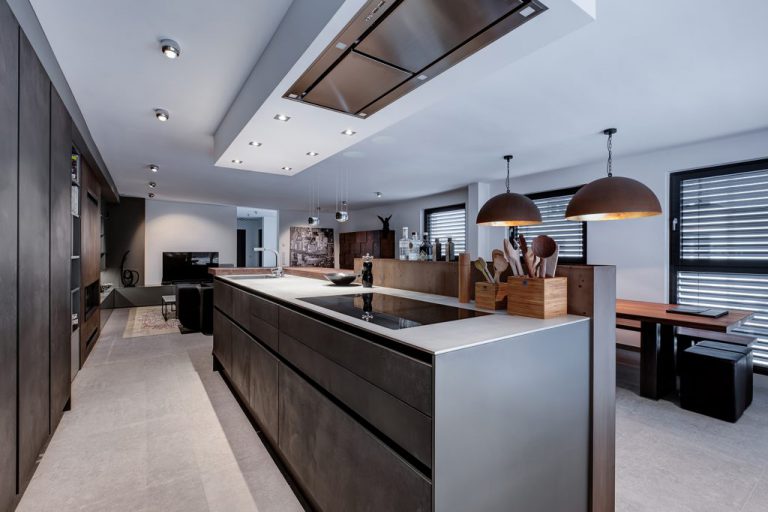 acero corten, cocina Concrete, Global Kitchen Design Award, hormigón fino, Leicht, Leicht Concrete, plataforma inspiracional de Leicht, Ytter Design