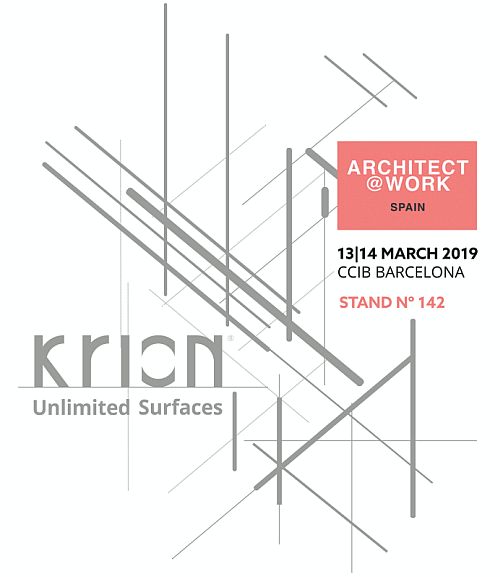 Arquitect@Work, Arquitect@Work Barcelona, CCIB (Centre de Convencions Internacional de Barcelona), Grupo Porcelanosa, Krion