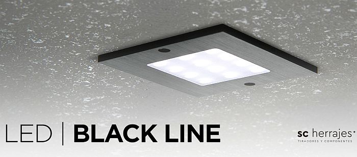 Black Line, efecto neón, focos LED, Grupo SC Herrajes, LED Lighting, PCB, perfiles LED, RGB, SC Herrajes, sensores y transformadores LED, sistemas de iluminación LED, tiras de LED