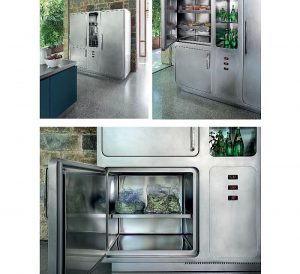 «refrigerador» que se divide en compartimentos individuales, Abimis, columnas de refrigeración, control frío abimis, distintos compartimentos, higiene, modelo Ego, sistema de ventilación interno, sistema Gastronorm, todos con una temperatura diferente