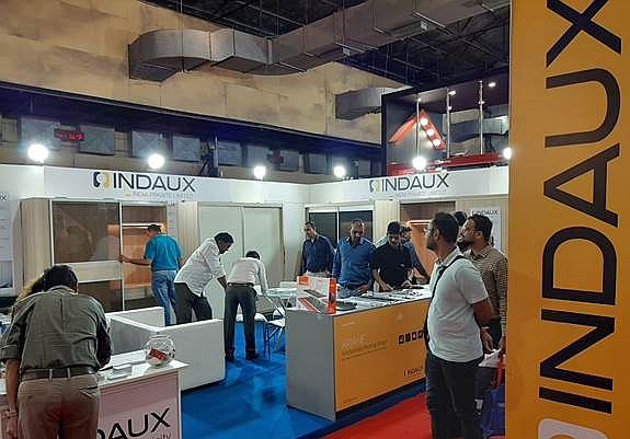 Éxito del coplanar para puertas en la feria Acetech de Mumbai