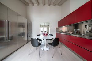 Cocina Atelier by Abimis en rojo