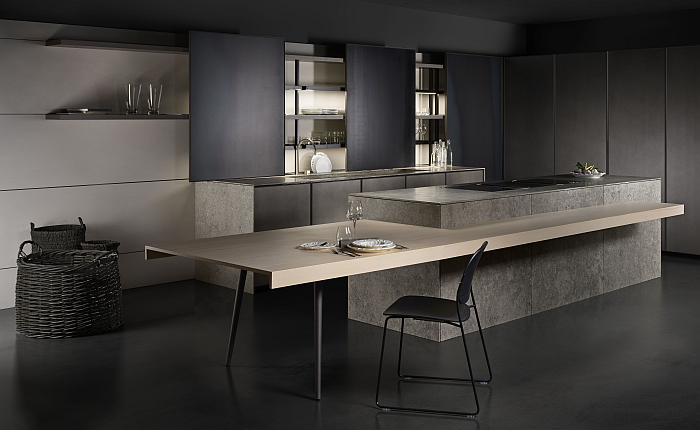 Variant kitchen by Key Cucine: one door, countless finishes