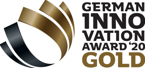 La grifería Aquno Select M81 de hansgrohe, Gold en el German Innovation Award