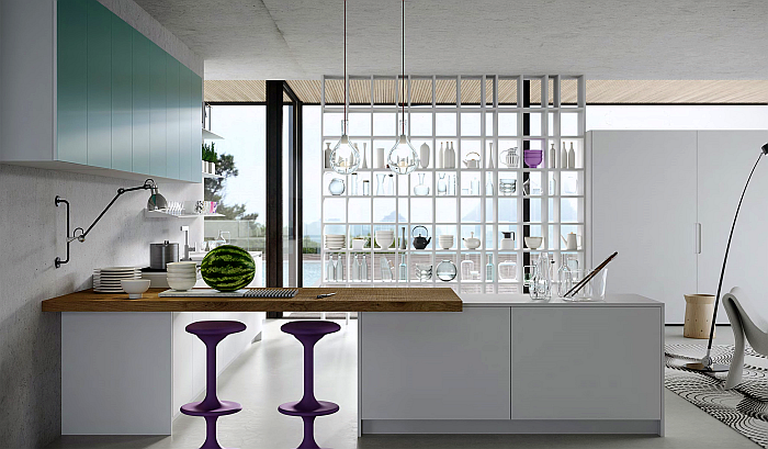 Karan kitchen, designed by Karim Rashid for Rastelli