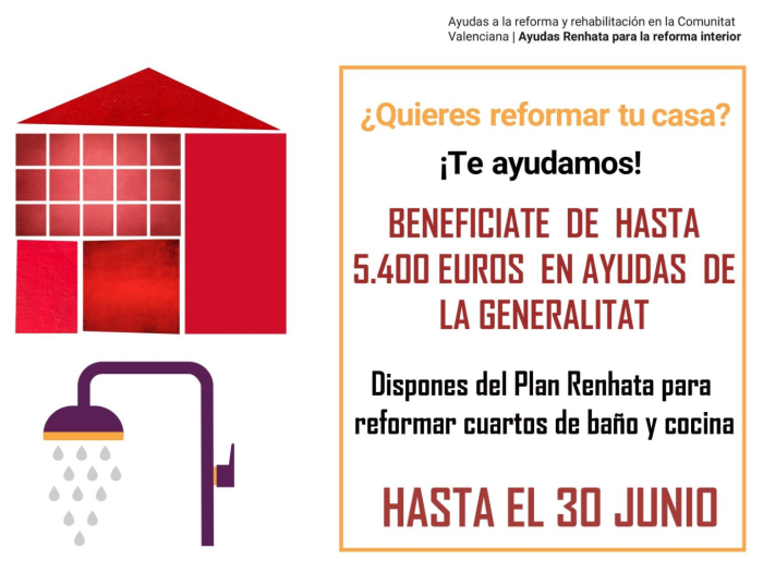 La Generalitat valenciana lanza el Plan Renhata 2020 de ayudas a la rehabilitación