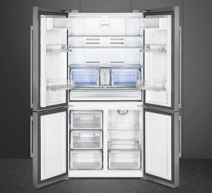 Smeg lanza un nuevo frigorífico combi de cuatro puertas