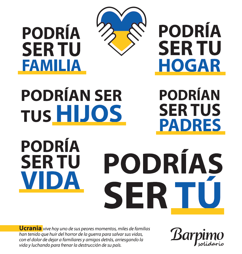 Barpimo pone en marcha una campaña de ayuda para Ucrania