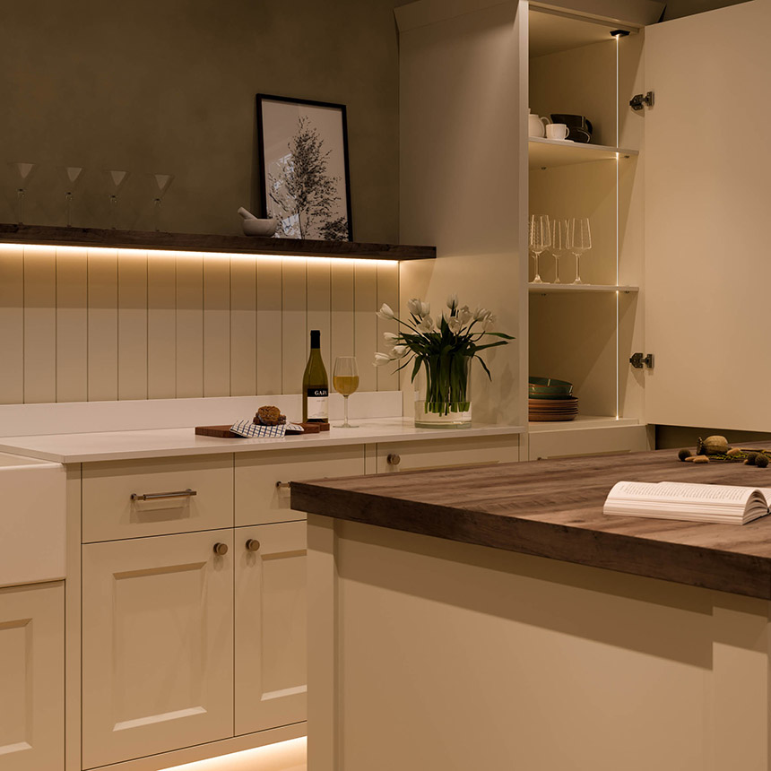 sensio iluminación cocinas