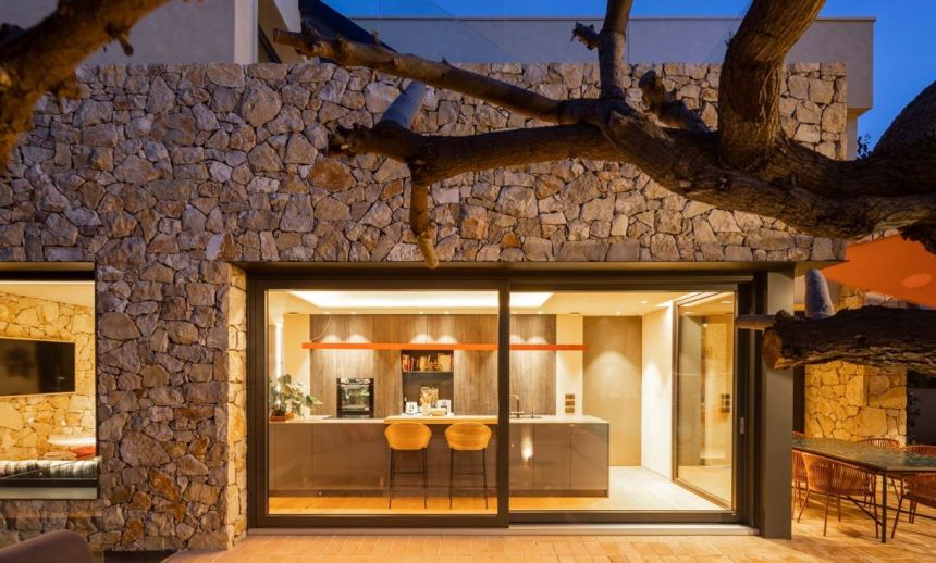 La cocina de uno de los últimos proyectos de Círculocuadrado Studio