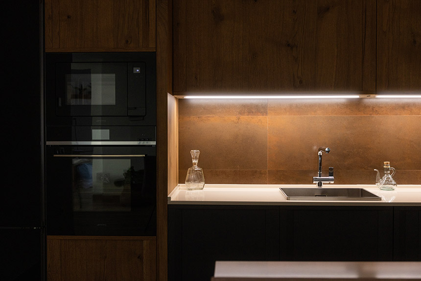 iluminación cocina