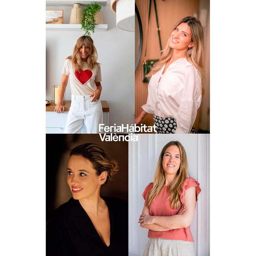 Embajadoras digitales oficiales de Feria Hábitat València 2025.