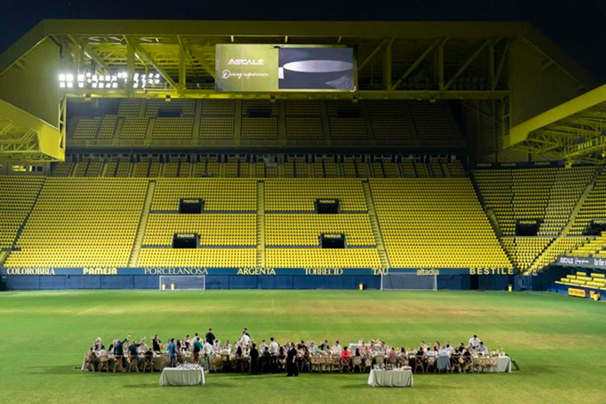 Evento de Ascale en el estadio del Villarreal