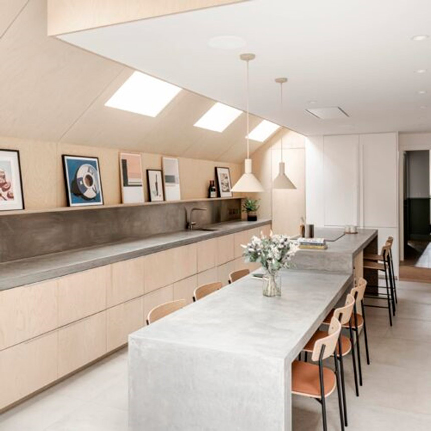 Cocina personaliza de Forgeworks para "A House of Birch”