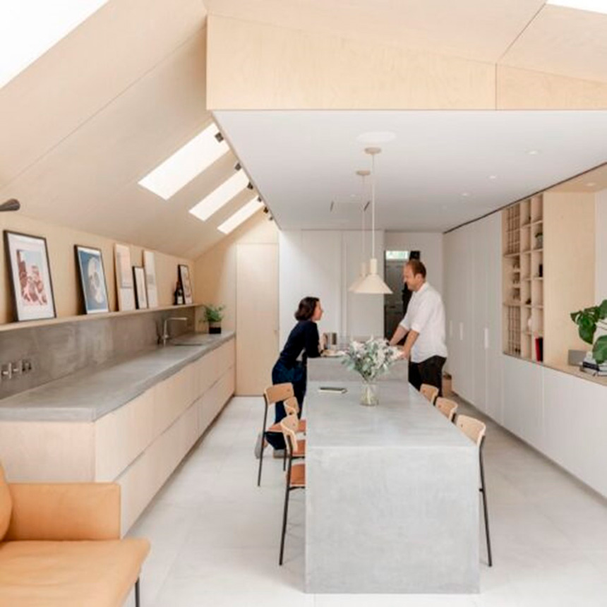 Cocina personaliza de Forgeworks para "A House of Birch”
