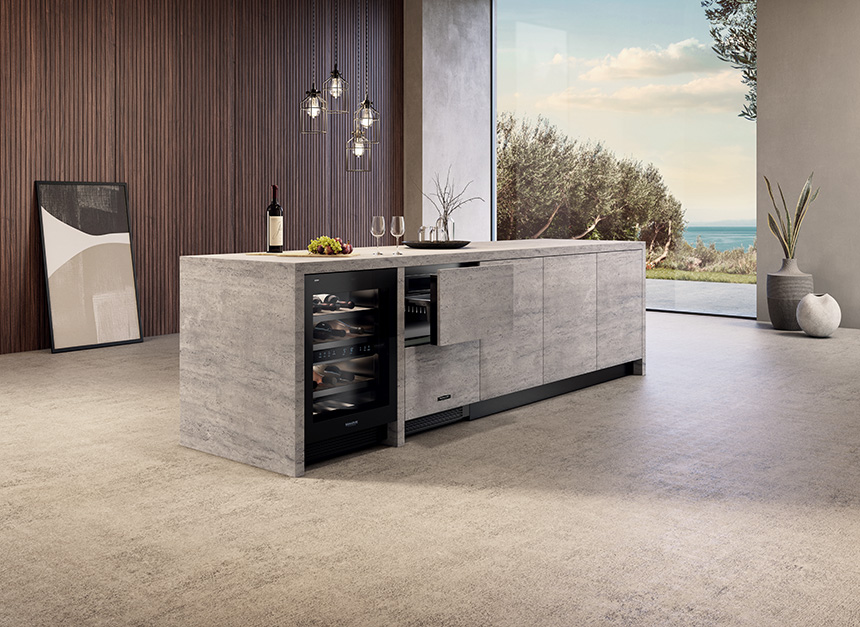 Máxima versatilidad con el cajón convertible de Signature Kitchen Suite