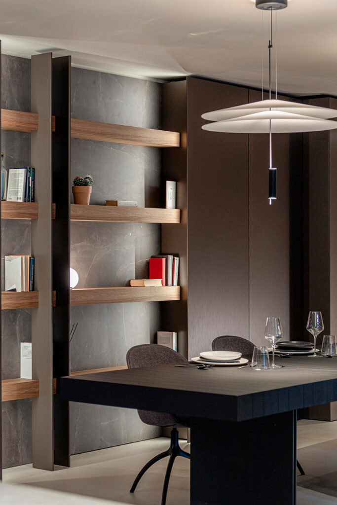 Imágenes de los espacios del nuevo showroom de Modulnova en Palermo.