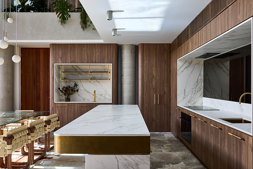 Elección de Neolith para una de las estancias de Belah House.