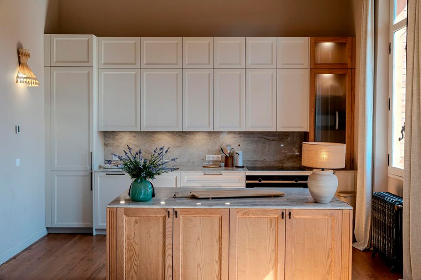 Nueva cocina del Château Pascalette. Imágenes de Vanessa Lambert.