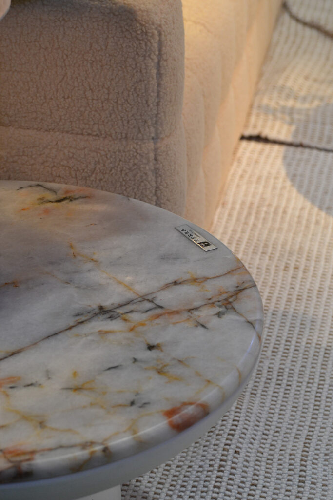 Cuarcitas Terra de Cupa Stone en el Kissing Room de la MBFWM.