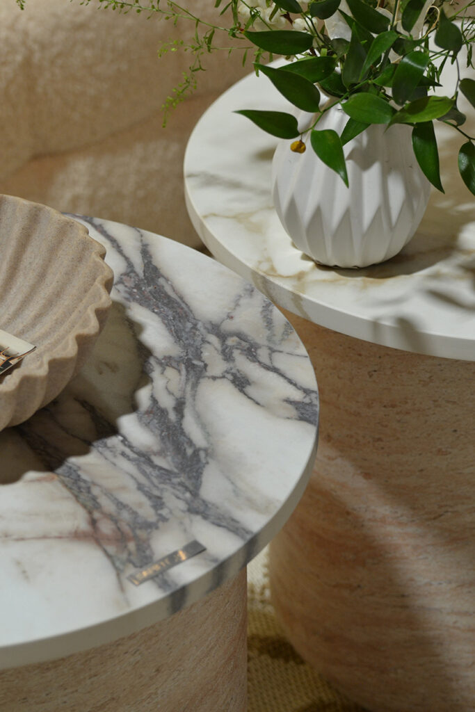 Cuarcitas Terra de Cupa Stone en el Kissing Room de la MBFWM.
