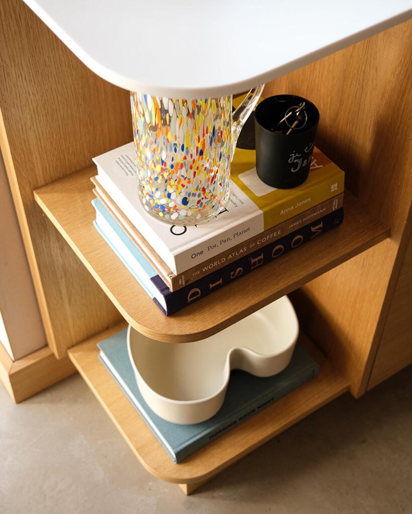 Detalles de esta cocina de estilo japandi.
