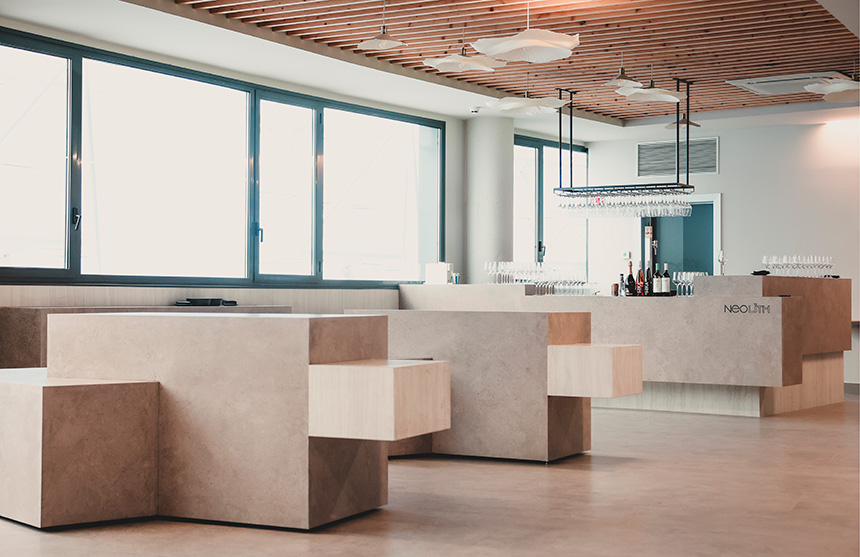 Imagen del “Ondarreta Korner Espazioa by Neolith”.