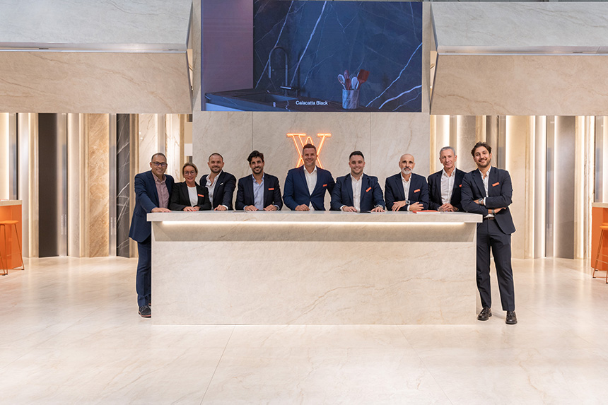 Equipo Venux en Cersaie 2025.