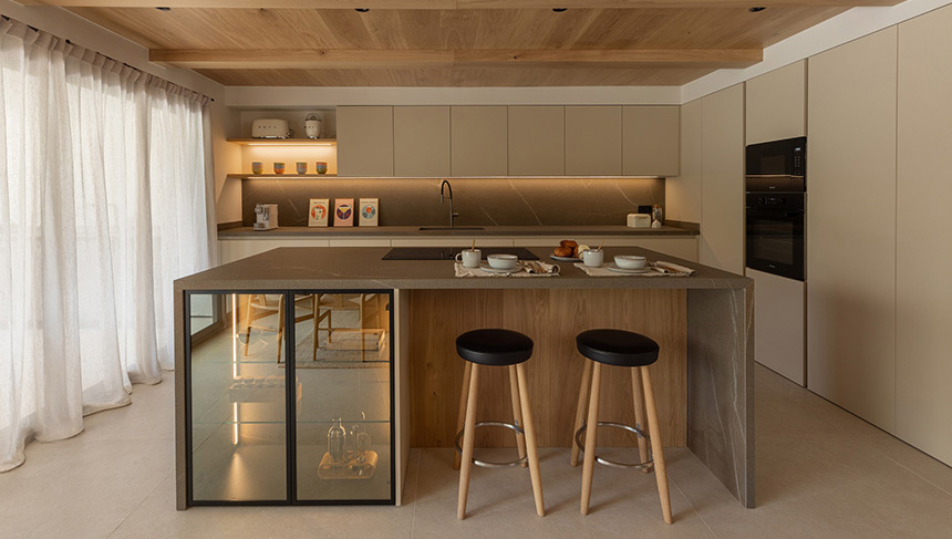 La cocina como espacio de conexión en este proyecto de Rekker