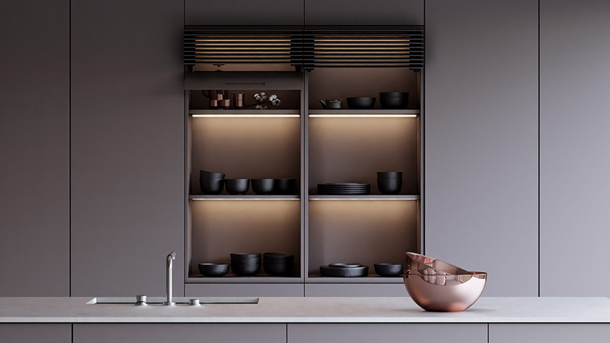 Sistema Flipdoor de Rehau.