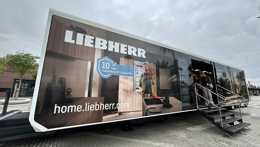 El Roadshow de Liebherr hace parada en Barcelona