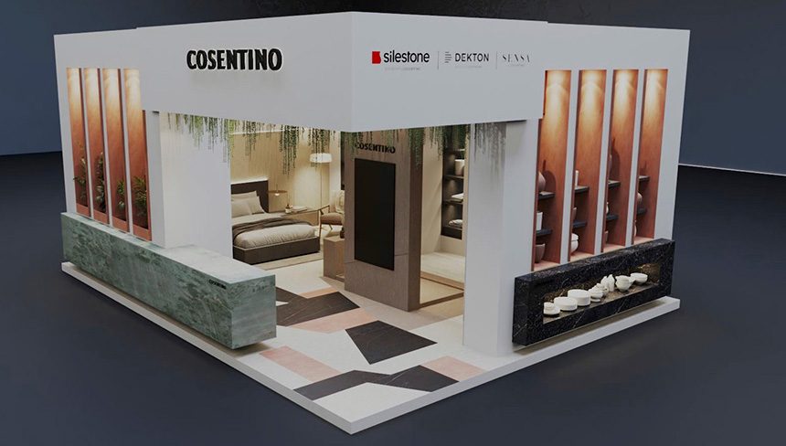Cosentino muestra en Interihotel las aplicaciones de sus productos
