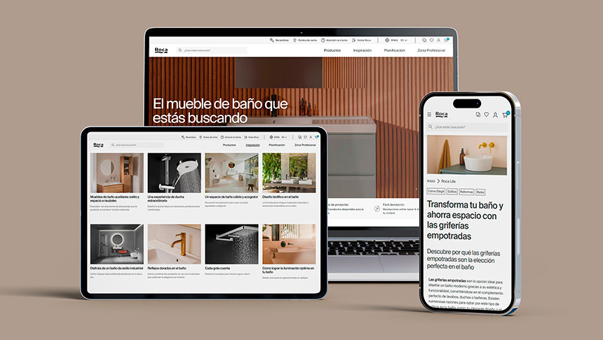 Roca presenta nueva web