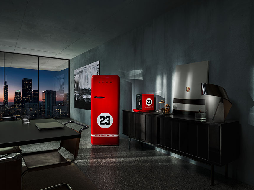 Porsche y Smeg crean una edición limitada de electrodomésticos de cocina