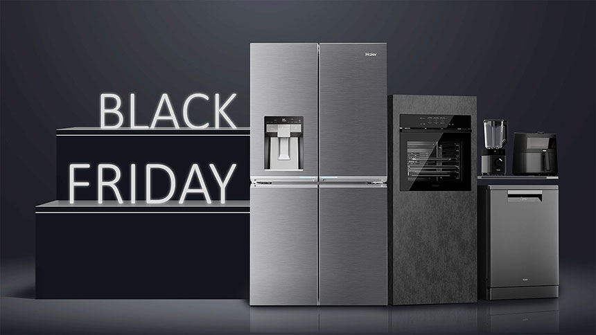 Los electrodomésticos Haier y Candy, con hasta un 55% de descuento por el Black Friday 2025