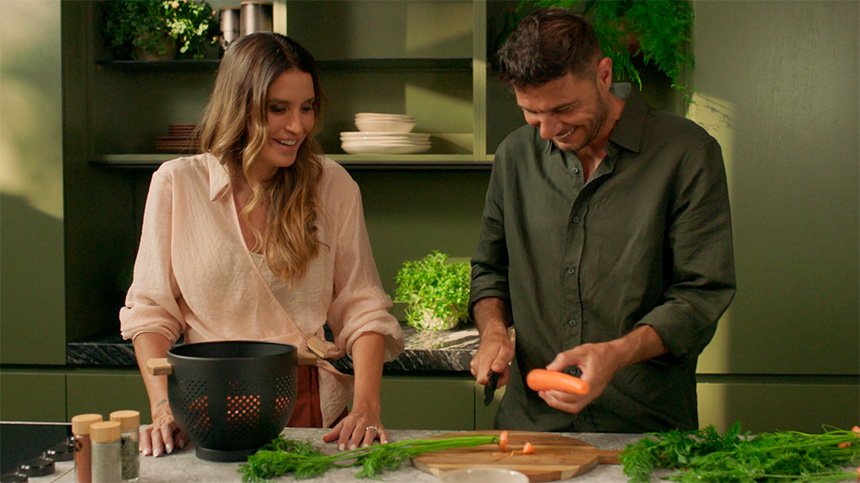 Joaquín Sánchez y Susana Saborido