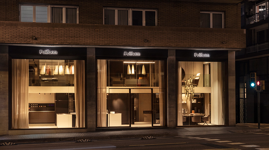 Poliform by Zentrum inaugura su nuevo showroom en Barcelona