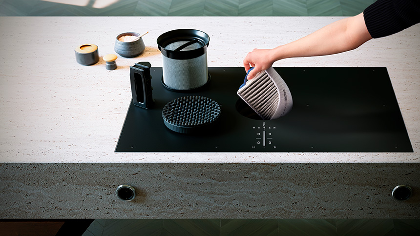 Nuevos filtros de olores Bora eSwap que garantizan aire fresco en la cocina
