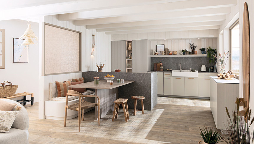 La cocina, el corazón de la Navidad: diseño y calidez con Mobalpa