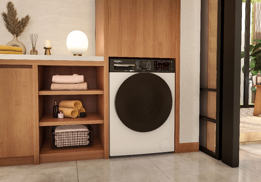 La nueva lavadora Whirlpool con AdaptiveWash redefine la colada inteligente en el hogar
