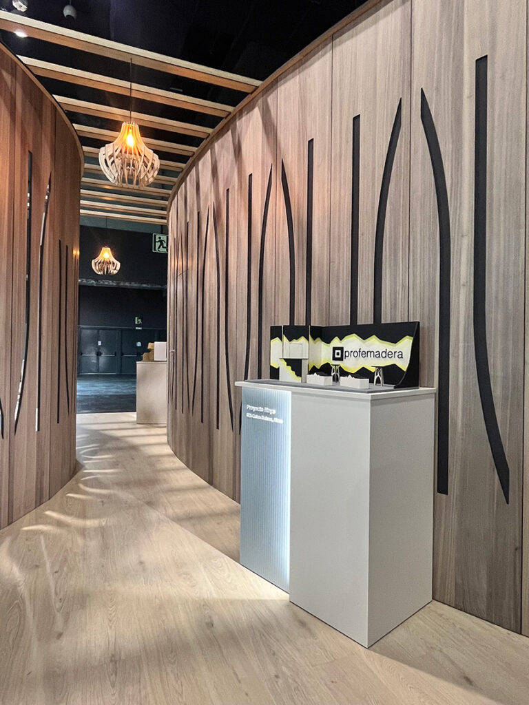 Stand Profemadera formación madera interiorismo