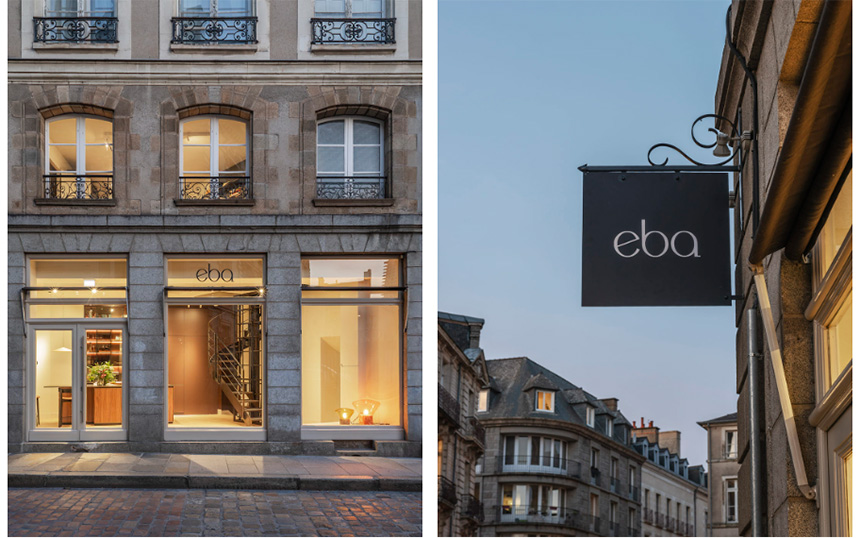 Fachada de la nueva tienda eba Rennes.