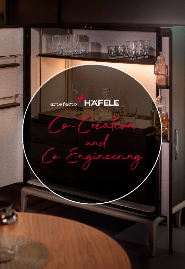 Innovación en iluminación para mobiliario fruto de la colaboración entre Häfele y Artefacto