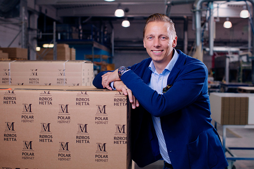 Håvard Augensen, propietario y consejero delegado de Røros Metall.