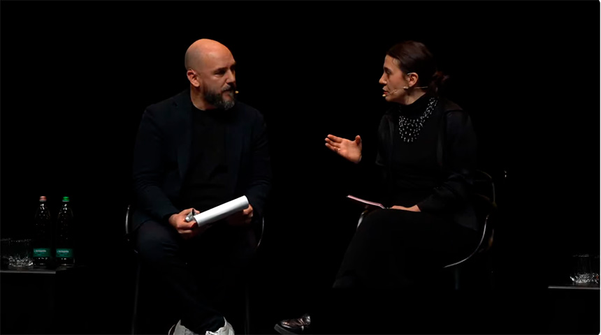 María Porro, presidenta del Salone del Mobile.Milano, durante la rueda de prensa.