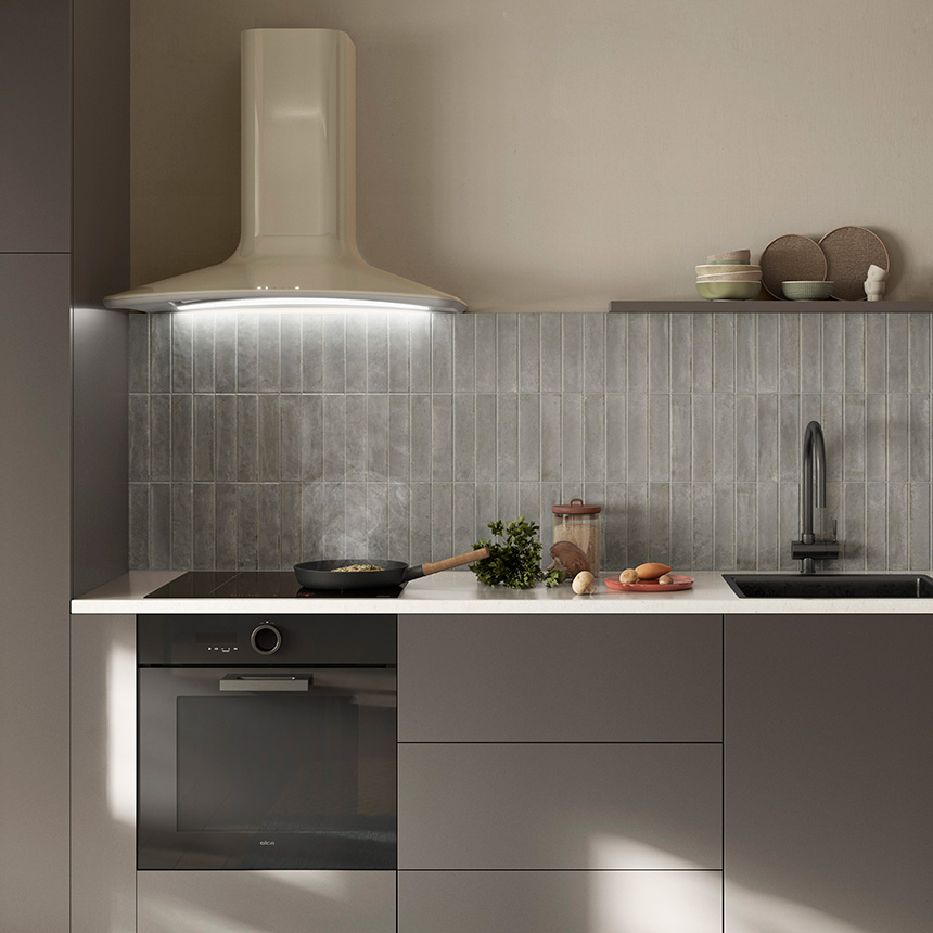 Hornos Virtus Elica diseño negro premiado