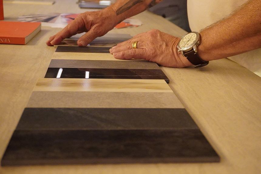 Superficies sinterizadas Venux con acabado 3D