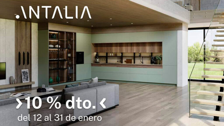 Promoción Antalia: 10% de descuento en mobiliario de cocina